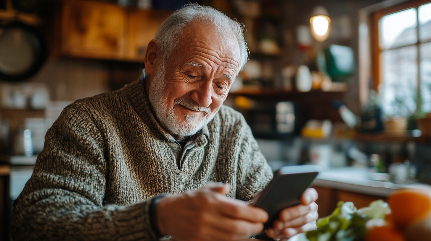 Nutriționist specialist consultând un senior